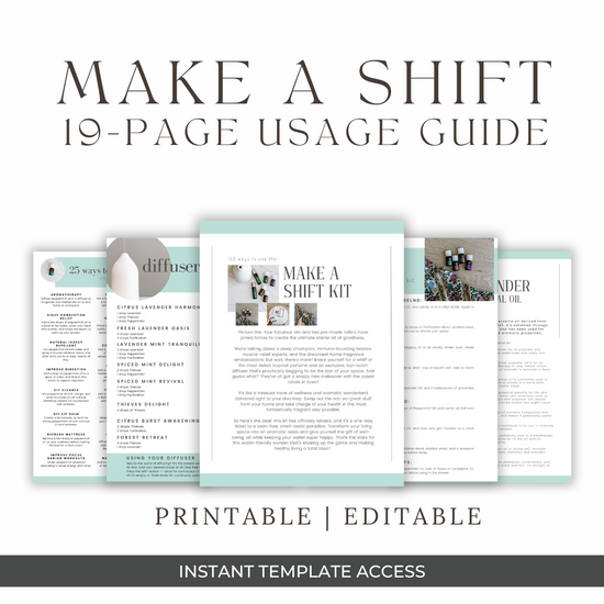 Make A Shift - printable guide