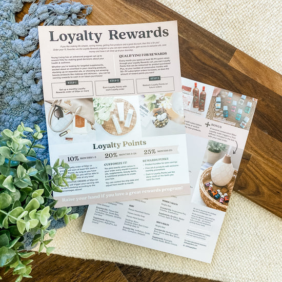 Loyalty Rewards Sheets